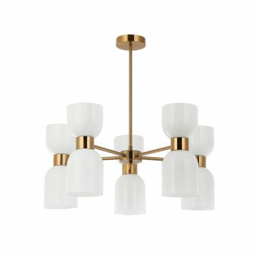 Italux Monza PND-57602-5-BRO Candelabru 10x40W/E27 IP20