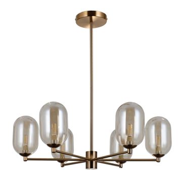 Italux PERANO PND-4215-6-HBR Lampă cu pendul 6x5W/G9 IP20