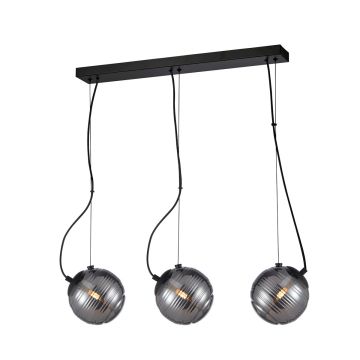 Italux Perona PND-92389-3L-BK Lampă cu pendul 3x40W/G9 IP20