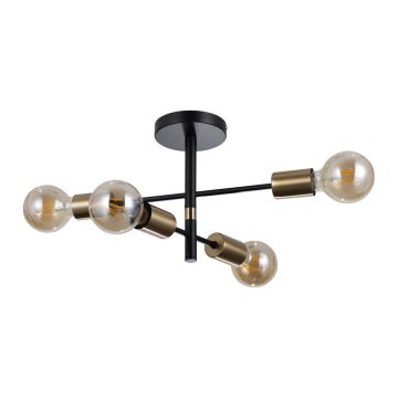 Italux PIANSI PND-4025-4-BL-HBR Lampă cu pendul 4x40W/E27 IP20