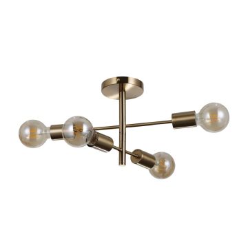 Italux PIANSI PND-4025-4-HBR Lampă cu pendul 4x40W/E27 IP20