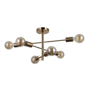 Italux PIANSI PND-4025-6-HBR Lampă cu pendul 6x40W/E27 IP20