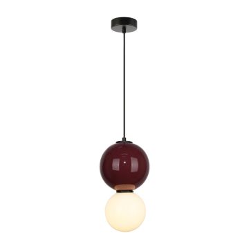 Italux Pieve PND-95221-1M-PRP Lampă cu pendul 1x6W/LED 3000K 801lm IP20
