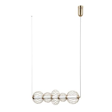 Italux Rabel PND-344221-5-HBR Lampă cu pendul 5x18W/LED 3000K 1116lm IP20