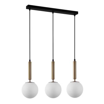 Italux RAVENA PND-2324-3L GD+OPA Lampă cu pendul 3x10W/E27 IP20