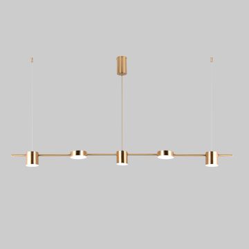 Italux REMDAL PND-16374-5-COP-GD-4K Lampă cu pendul 30W/LED 4000K 2300LM IP20