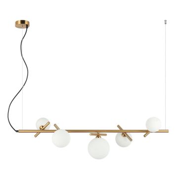 Italux REVERSO PND-5622-5-BRO-W Lampă cu pendul 5x25W/G9 IP20