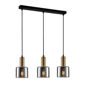 Italux SANTIA PND-65342-3-BRO+SG Lampă cu pendul 3x40W/E27 IP20