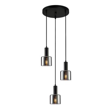 Italux SANTIA PND-65342-3A-BK+SG Lampă cu pendul 3x40W/E27 IP20