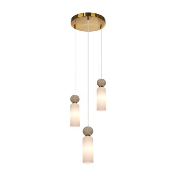 Italux Santos PND-95331-3-BRSS Lampă cu pendul 3x40W/G9 IP20