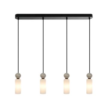 Italux Santos PND-95331-4-BK Lampă cu pendul 4x40W/G9 IP20