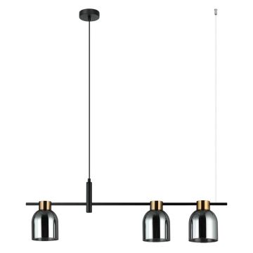 Italux SERVIO PND-66892-3-BK-SG Lampă cu pendul 3x40W/E14 IP20