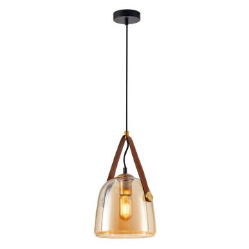 Italux Solta PND-24342-1-BK-AMB Lampă cu pendul 1x40W/E27 IP20