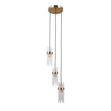 Italux Taraso PND-40760-3-HBR Lampă cu pendul 3x40W/E14 IP20