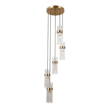 Italux Taraso PND-40760-5-HBR Lampă cu pendul 3x40W/E14 IP20