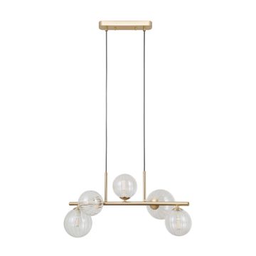 Italux Toledo PND-40717-5-HBR Lampă cu pendul 5x5W/G9 IP20