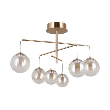 Italux Velada PND-34381-6-HBR Lampă de tavan 6x30W/LED 3000K 2010lm IP20