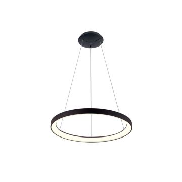 Italux Vico PND-53675-048RPC-BK-3KS4K Lampă cu pendul 1x38W/LED 3000K|4000K 3200lm IP20
