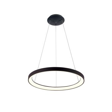 Italux Vico PND-53675-058RPC-BK-3KS4K-TRDIMM Lampă cu pendul 1x48W/LED 3000K|4000K 4000lm IP20