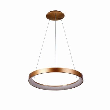 Italux Vico PND-53675-058RPC-GD-3KS4K-TRDIMM Lampă cu pendul 1x48W/LED 3000K|4000K 4000lm IP20