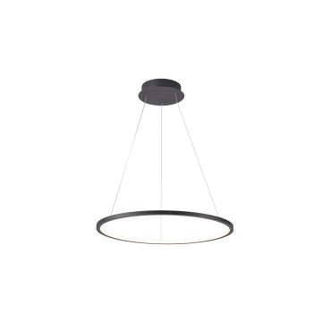 Italux Vinola PND-56135B-040RPC-BK-3KS4K Lampă cu pendul 1x24W/LED 3000K|4000K 1920lm IP20