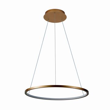 Italux Vinola PND-56135B-060RPC-GD-3KS4K-TRDIMM Lampă cu pendul 1x38W/LED 3000K|4000K 3040lm IP20