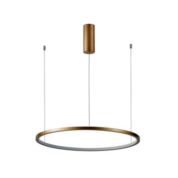 Italux Vinola PND-56135B-060RPP-GD-3KS4K-TRDIMM Lampă cu pendul 1x38W/LED 3000K|4000K 3040lm IP20