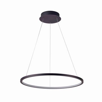 Italux Vinola PND-56135B-080RPC-BK-3KS4K-TRDIMM Lampă cu pendul 1x48W/LED 3000K|4000K 3840lm IP20