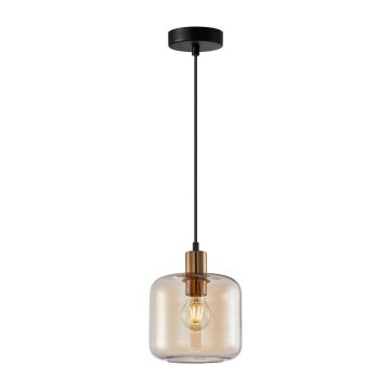 Italux Zona PND-29257A-1-BRO-AMB Lampă cu pendul 1x40W/E27 IP20