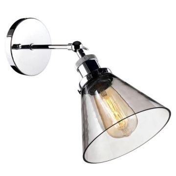 Altavola Design NEW YORK LOFT LA034/W_smoky_chrom Aplique de perete 1x40W/E27 IP20