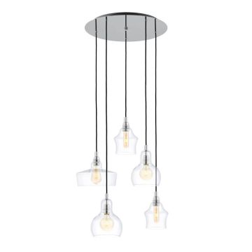 Kaspa LONGIS 5 10526509 Lampă cu pendul 5x25W/E27 IP20