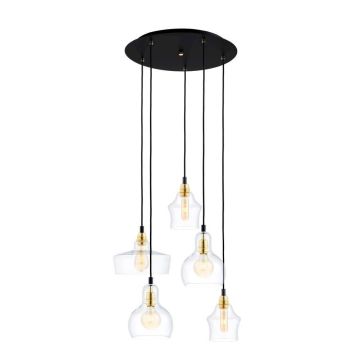 Kaspa LONGIS 5 10878505 Lampă cu pendul 5x25W/E27 IP20