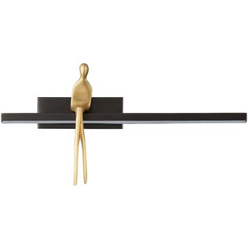 Step Into Design AMICI ST-B3578 black Aplique de perete 1x5W/LED 3000K 400lm IP20