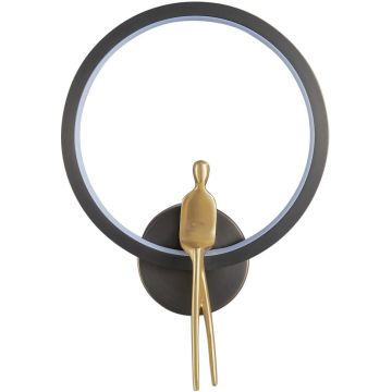 Step Into Design AMICI ST-B3607 black Aplique de perete 1x10W/LED 3000K 400lm IP20