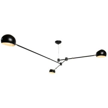 Step Into Design ASTRONOMY ST-5335B-3 BLACK Lampă de tavan 3x60W/E14 IP20