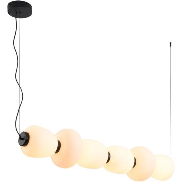 Step Into Design BRILLA ST-CP241210-6L BLACK WHITE Lampă cu pendul 1x69W/LED IP20