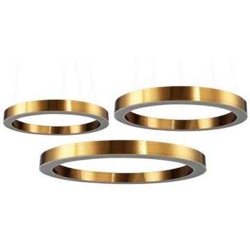 Step Into Design CIRCLE 3in1 ST-8848-40+60+80 brass Lampă cu pendul 3x93W/LED 3000K 8835lm IP20