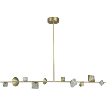 Step Into Design CONE ST-10307-130 gold Lampă de tavan 3x33W/LED 3000K 2640lm IP20