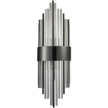 Step Into Design DRACO ST-88003W-M black Aplique de perete 2x20W/E14 IP20