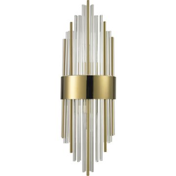 Step Into Design DRACO ST-88003W-M gold Aplique de perete 2x20W/E14 IP20