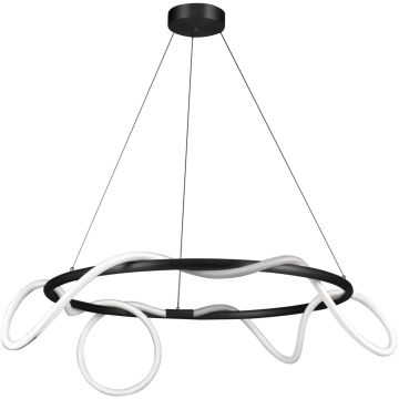 Step Into Design FANTASIA ST-9282R/D60 black Lampă cu pendul 2x34W/LED 3000K 2720lm IP20