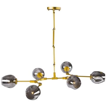 Step Into Design MODERN ORCHID ST-1232-6 GOLD Lampă de tavan 6x60W/E27 IP20