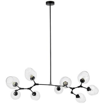 Step Into Design MODERN ORCHID ST-1232-9 TRANSPARENT Lampă de tavan 9x60W/E27