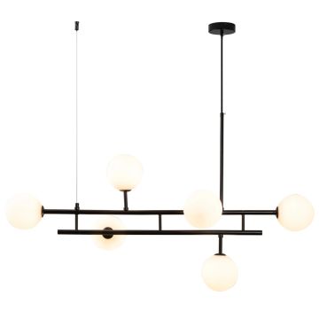 Step Into Design MODERNO DN1507 black Lampă cu pendul 6x10W/G9 IP20