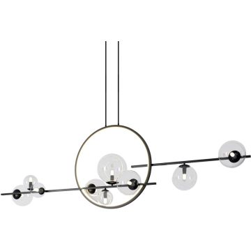 Step Into Design ORION MP0083-L145 Lampă cu pendul 10x5W/G4+1x14W/LED 700 lm IP20