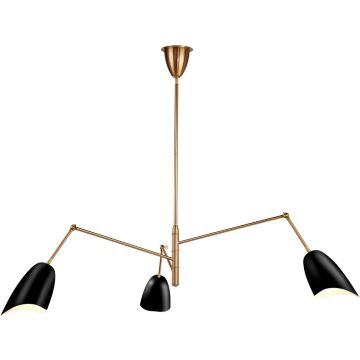 Step Into Design RAGNO ST-8625P black Lampă de tavan 3x40w/E27 IP20