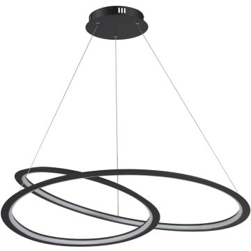 Step Into Design SPIRELLO ST-8826P/B Lampă cu pendul 1x40w/LED 3000K 4940lm IP20