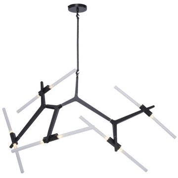 Step Into Design STICKS ST-1001-10 black Lampă de tavan 10x20W/G9 IP20