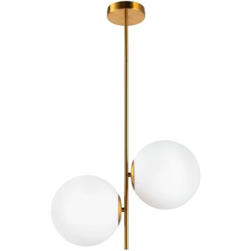 Step Into Design VENUS ST-5025-2 BRASS Lampă de tavan 2x60W/E27 IP20