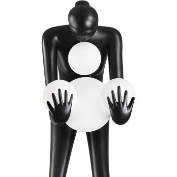 Step Into Design WOMAN DN433-F black Lampă de podea 4x40w/E27 IP20